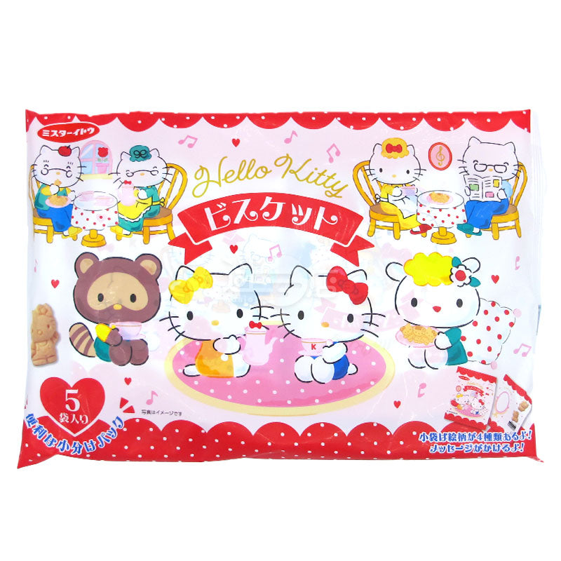 Hello Kitty 家族朋友可愛造型微甜餅乾 5包裝