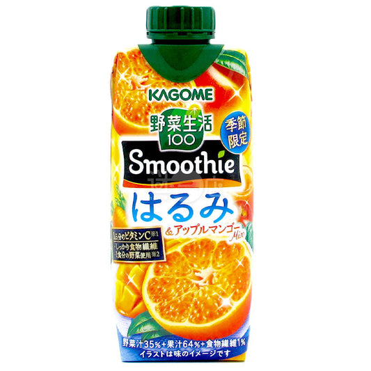 KAGOME Vegetable Juice &amp; Juice Smoothie Harumi Mandarin and Apple Mango Blend