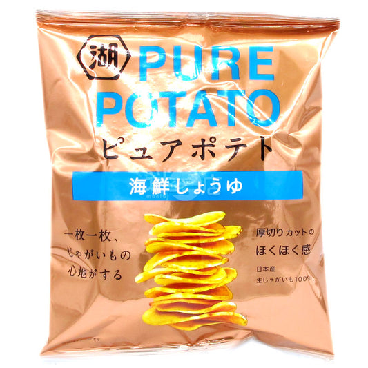 Pure Potato Seafood Soy Sauce Thick Cut Potato Chips