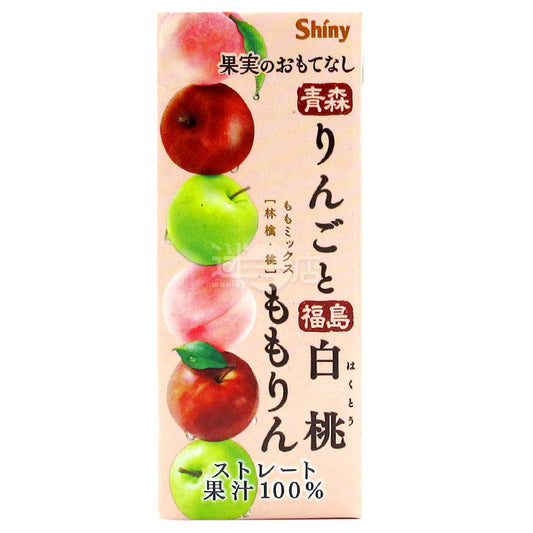 Shiny Aomori Apple Fukushima White Peach 100% Pure Juice