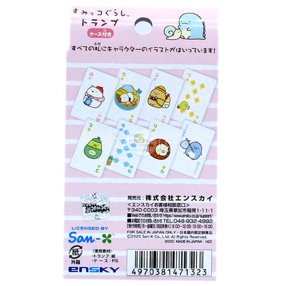 Sumikko Gurashi corner creature playing cards (poker) with storage box