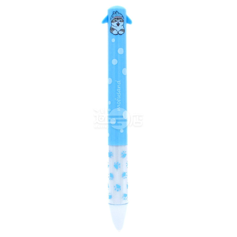 mofusand whale shark cat two-color ball pen