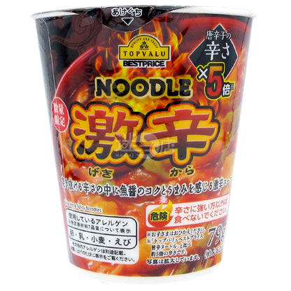 トップバリュ チリ5倍辛麺